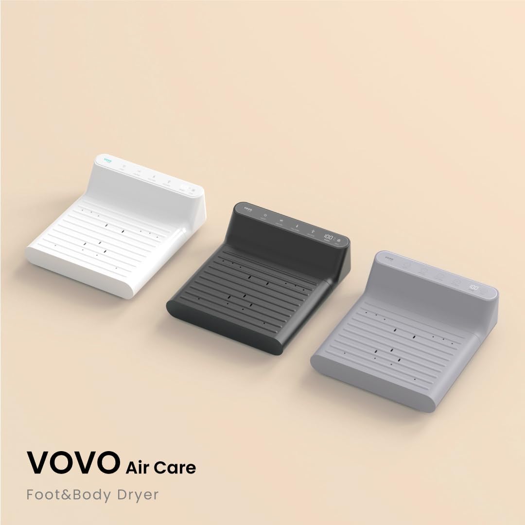 VOVO STYLEMENT BD-7700W Body & Foot Dryer, Made in Korea, Temperature & Wind Volume Controlled Dryer