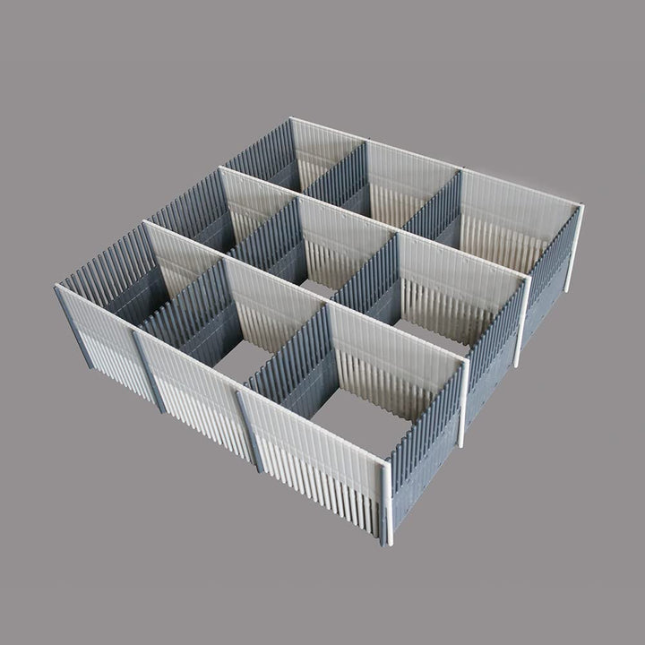 Stauleiste für Schubladen 100 MAXXI 8er-Set grau, hellgrau Single, Single