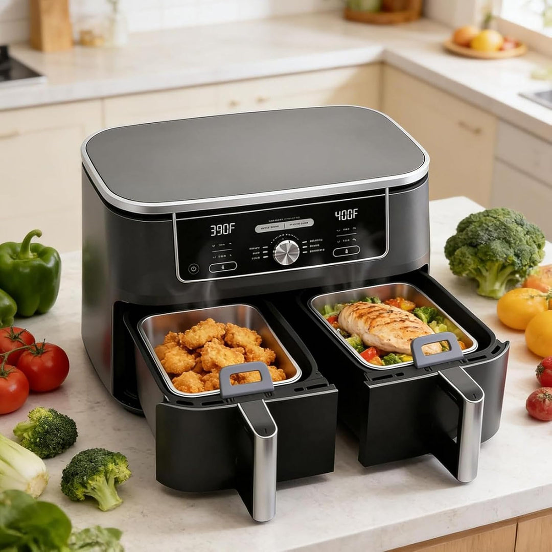 Airfryer Backform Antihaftbeschichteter, Hitzebeständiger Grillrost | Küchen-Heissluftfritteusen-Bac