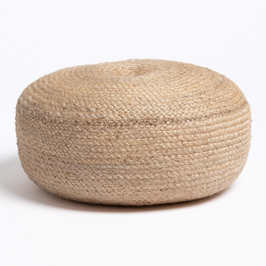 SKLUM Rundes Sitzkissen aus Jute Pilew Ø50 cm, Ø50 Cm