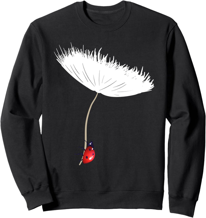 Niedliche Löwenzahn Samen Marienkäfer Geschenk für gelbe Sweatshirt