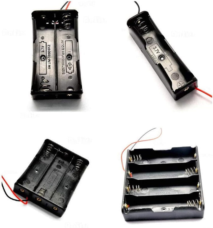 18650 Batteriegehäusehalter 3 Steckplätze, Batterien, Clip-Box, 3,7 V, Haushalts-Batteriehalter 3 Sl