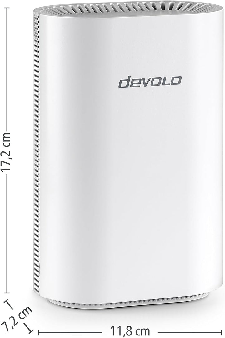 devolo WiFi 7 Mesh BE6500 3-Pack, Highspeed Mesh-WLAN-System, WLAN-Verstärker, bis zu 6.500 Mbit/s,