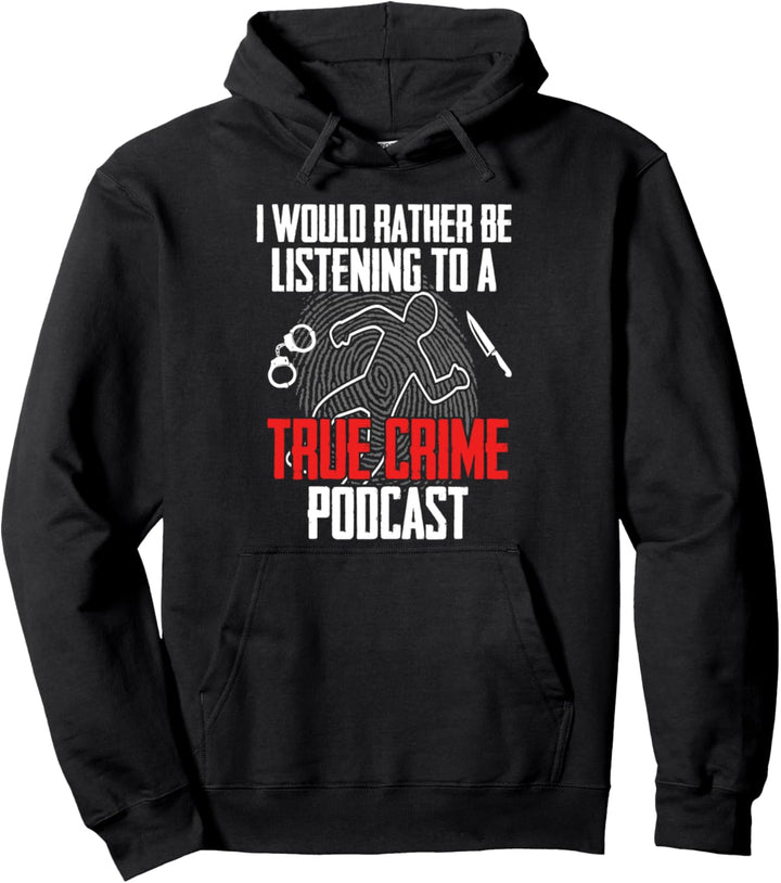 True Crime Drama Murder Show Fan Pullover Hoodie