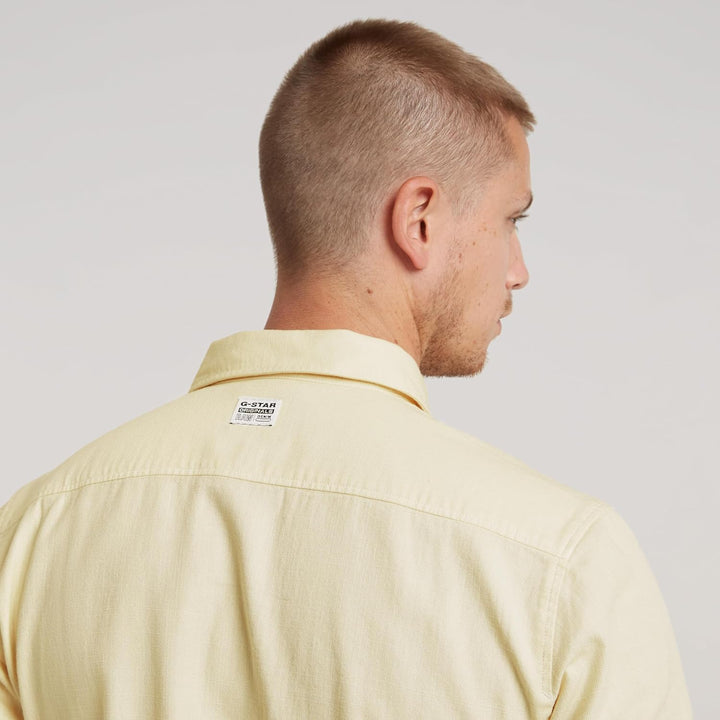 G-STAR RAW Herren Marine Slim Hemd Shirt XS Beige (Ecru Gd D19751-d454-c487), XS Beige (Ecru Gd D197