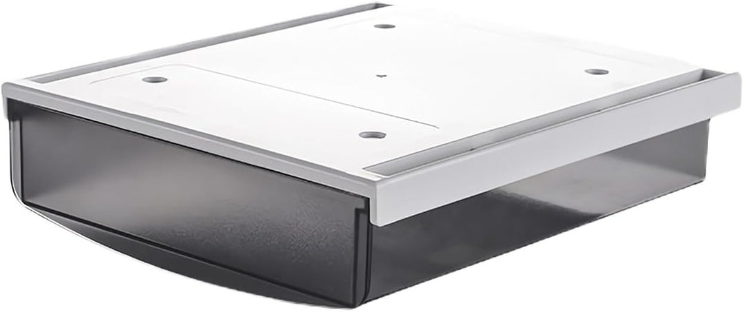 TUKA 4X 3,5L Unterschreibtisch-Schubladen 24x21x8cm, Selbstklebende Schubladen, Versteckte Unterbaus