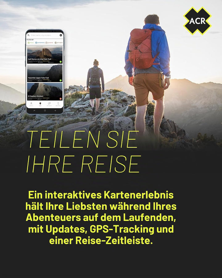 ACR Bivy Stick Satellite Communicator - Zwei-Wege-Text-Nachrichten, GPS-Tracking, Karten und Navigat