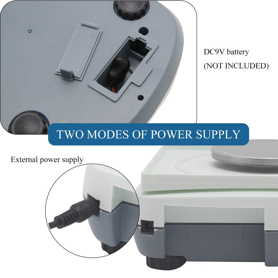 Bonvoisin 100gx0,001g Elektronische Analysenwaage Hochpräzises Laborwaage 1 mg Präzisionswaage mit W