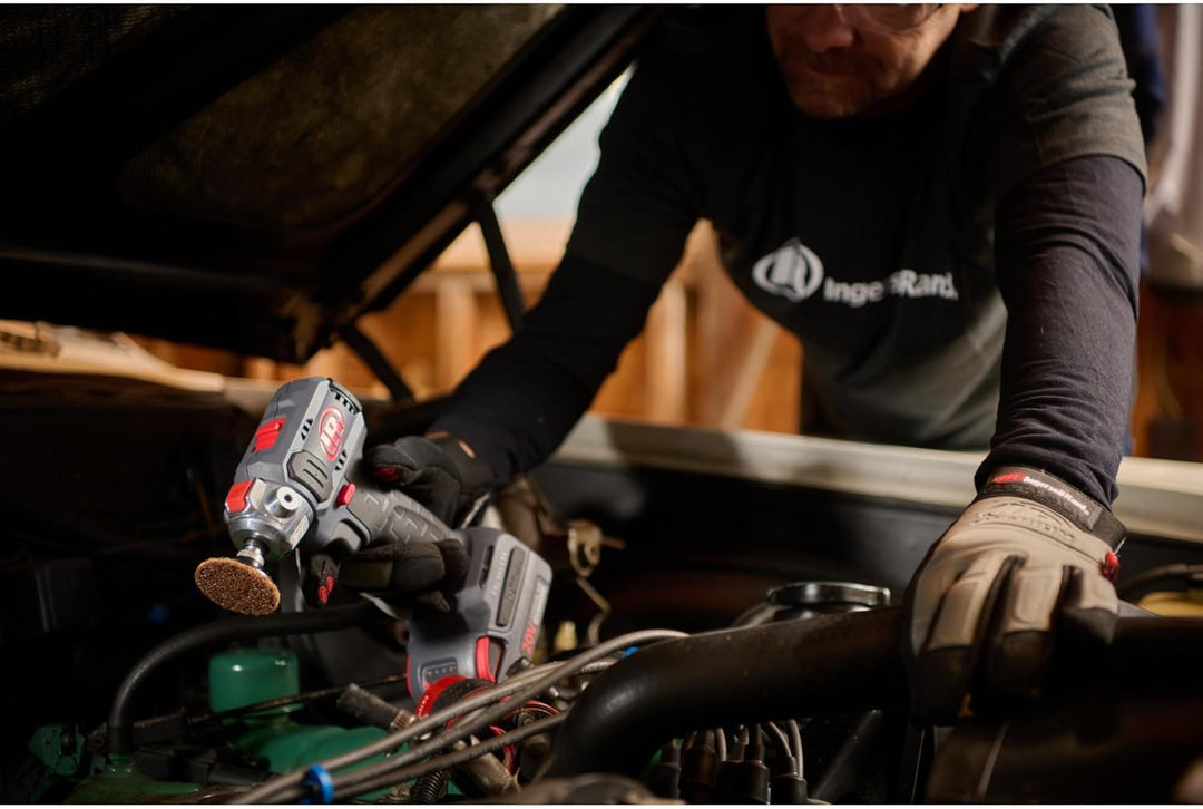 Ingersoll Rand G4621 IQV20 Cordless Polisher/Sander Kit 3" Brushless Motor Schwarz für längeren Lauf