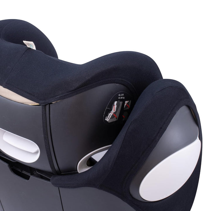 JYOKO KIDS Bezug für Autositz Kompatibel mit Cybex Solution M und Pallas B - Fix (BLACK SERIES), BLA
