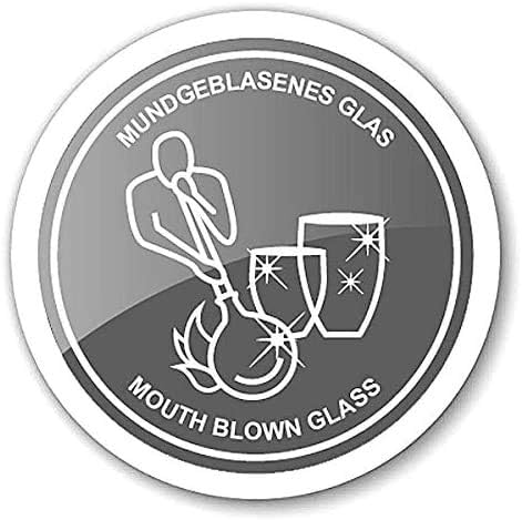 EDZARD Vase Charlotte (Ø 15 cm, Höhe 20 cm) aus mundgeblasenem Kristallglas - Blumenvase, Glasvase r