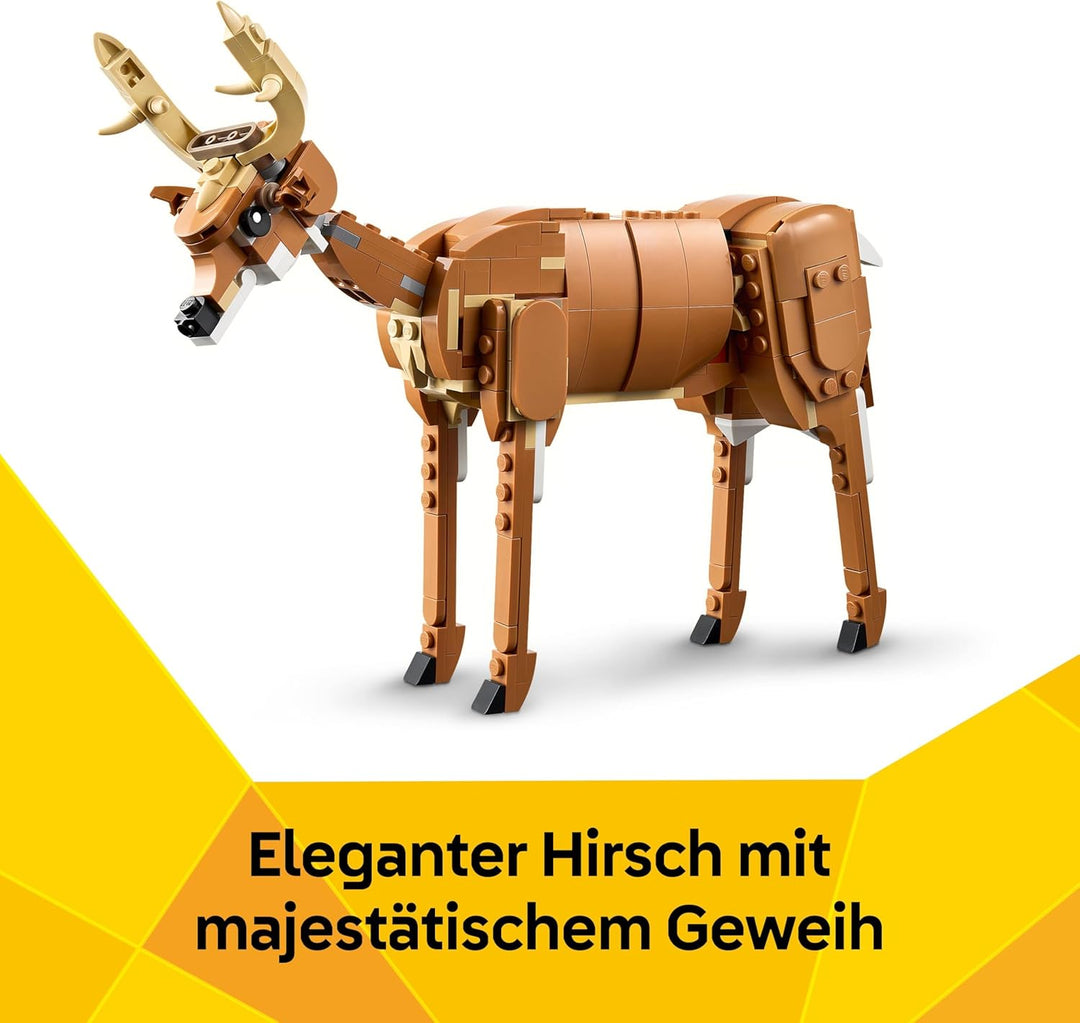 LEGO Creator 3in1 Prächtiges Ross - Kinder Spielzeug Tiere - Tierfigur verwandelt Sich in EIN Bären-