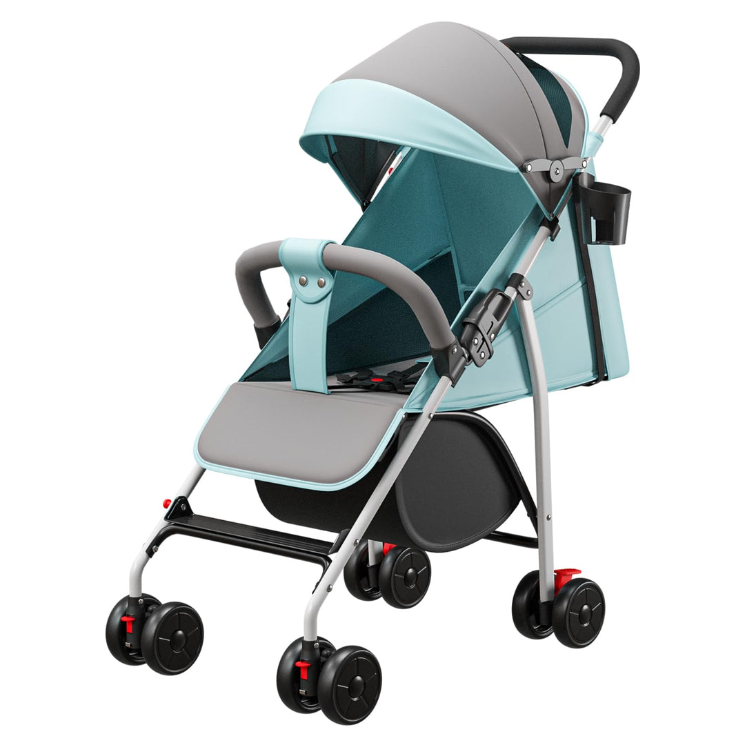 Kindersportwagen,Zusammenklappbarer Kinderwagen,Kinderwagen für jedes Gelände,Klein Zusammenklappbar