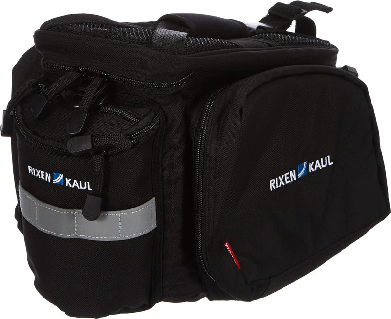KLICKFix Unisex-Adult Rackpack 2 Plus Uniklip Gepäckträger Tasche, Schwarz, One Size, Schwarz