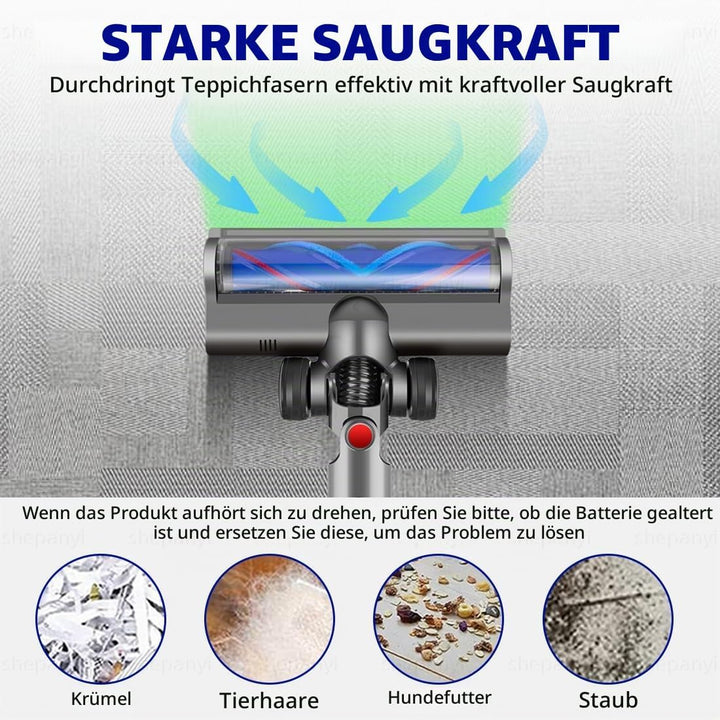 LED Light Bodenbürste Kompatibel für Dyson V6 DC58 DC59 DC62 DC72 DC74 SV04 SV06 SV09 Staubsauger,St