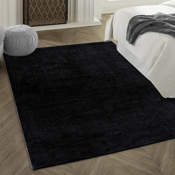 Impression Kurzflor-Wohnzimmerteppich - Schlichte Moderne Teppiche für Schlafzimmer, Büro, Flur, Küc