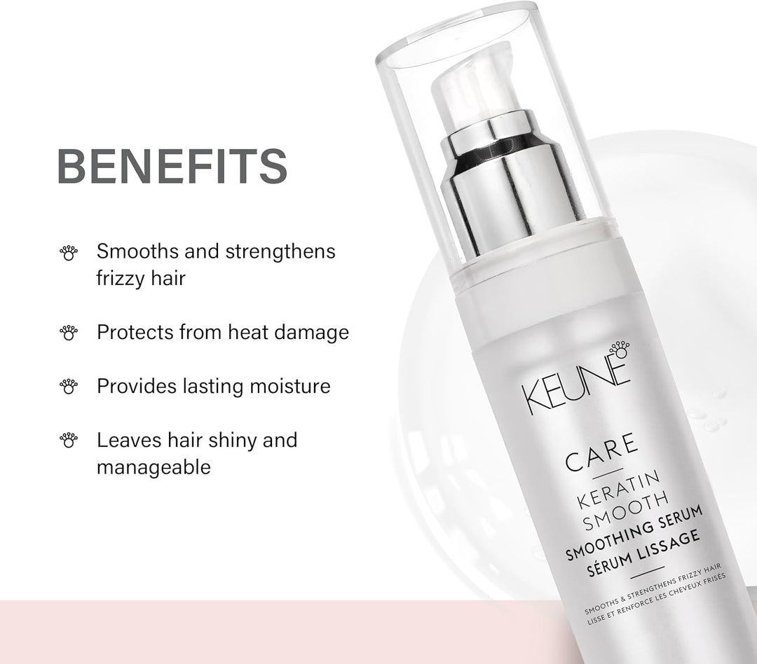 Keune  Care Line Keratin Smooth Serum - Anti-Frizz Keratin Serum 25 Ml