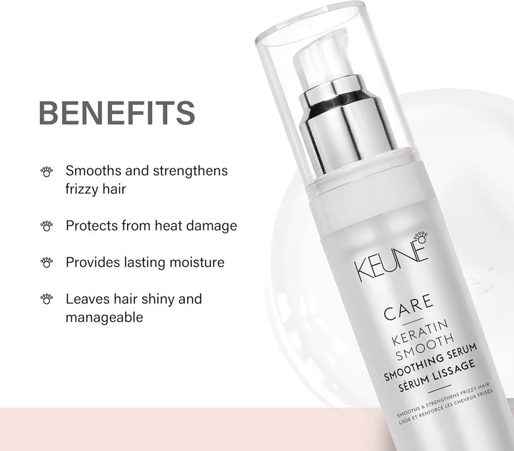 Keune  Care Line Keratin Smooth Serum - Anti-Frizz Keratin Serum 25 Ml
