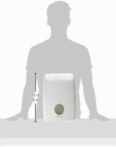Aquarius Spender für Papierhandtücher 6945 – 1 x Papierhandtuchspender, weiss, Papierhandtuchspender