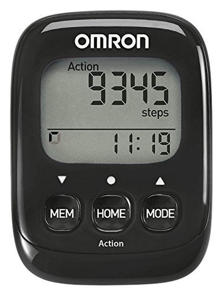 OMRON Schrittzähler Walking Style IV mit präzisem 3D Sensor zur Messung von Schritten, Entfernung, n