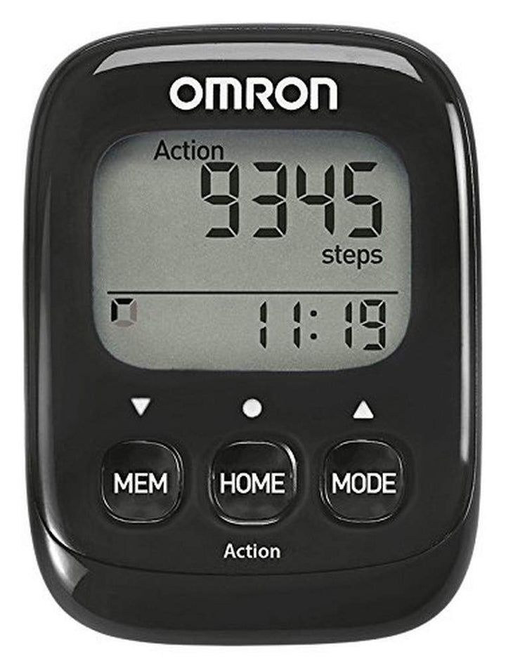 OMRON Schrittzähler Walking Style IV mit präzisem 3D Sensor zur Messung von Schritten, Entfernung, n