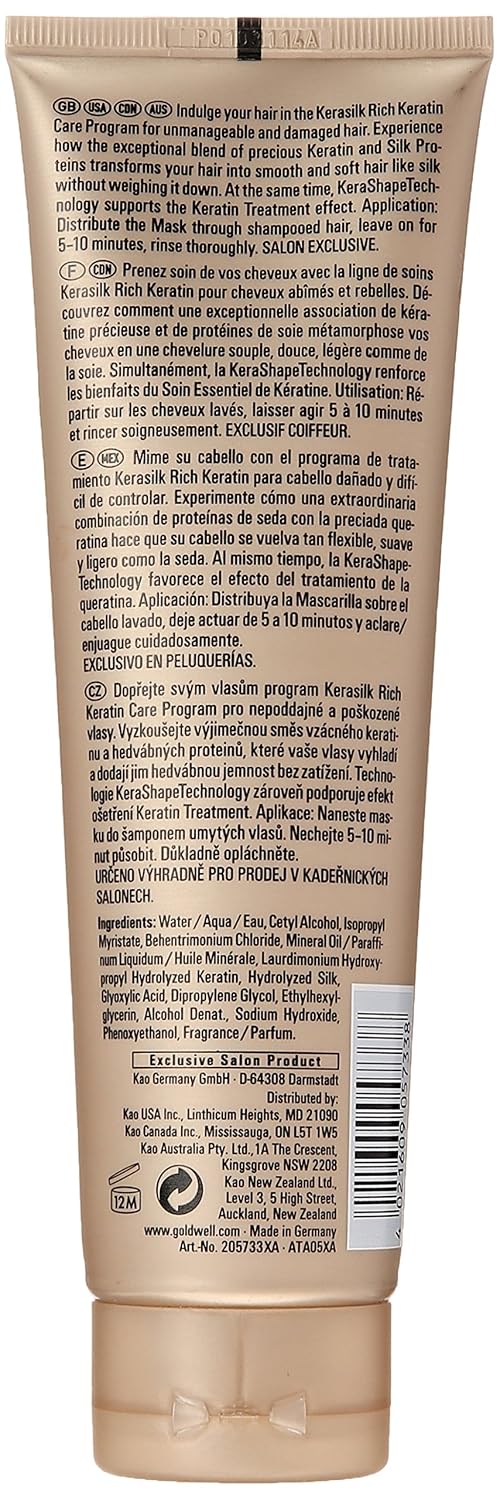 Goldwell Kerasilk Rich Keratin Tägliche Maske 150 ml