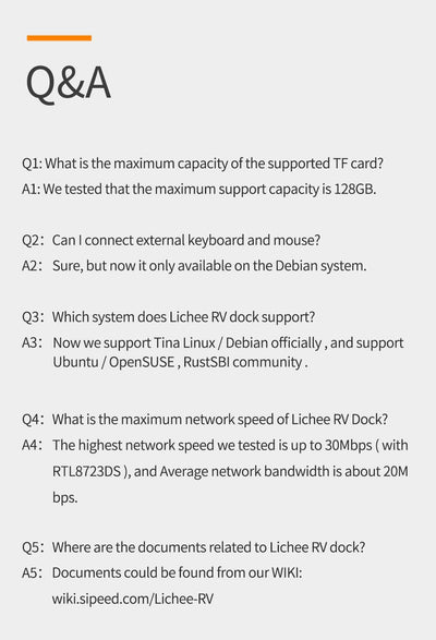 youyeetoo Lichee RV Dock Allwinner D1 Development Board RISC-V Linux HDMI 4k@30Hz USB 512MB WiFi Sta