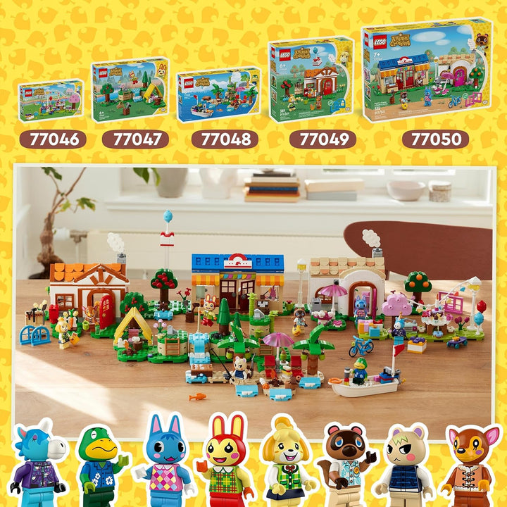 LEGO Animal Crossing Jimmys Geburtstagsparty, kreatives Spielzeug für Kinder, Tiere-Set mit Pferde-F