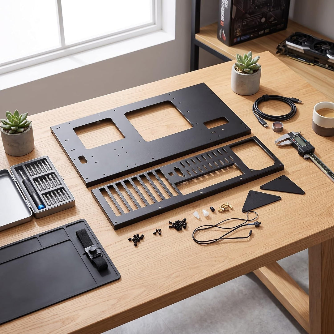 DIY-Gaming-Computergehäuse, Offenes Gehäusegehäuse für ATX/M-ATX/ITX-Motherboards, Weitgehend Wärmea