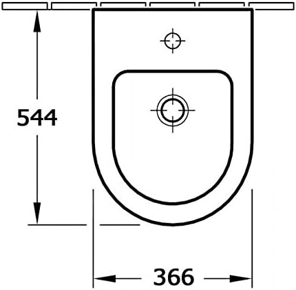 Hochwertiges Wand-Hänge-Bidet CH2019V