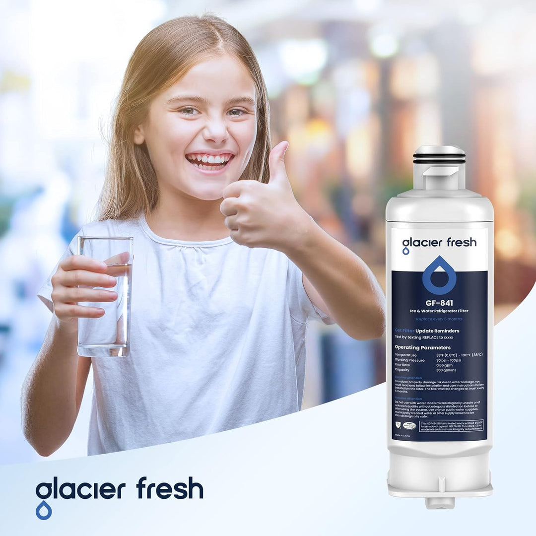 GLACIER FRESH DA97-17376B HAF-Qin Wasserfilter Ersatz für Samsung DA97-17376B, HAF-Qin, DA97-08006C,
