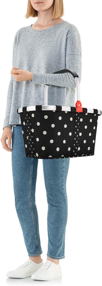 reisenthel carrybag Mixed Dots - Stabiler Einkaufskorb mit viel Stauraum und praktischer Innentasche