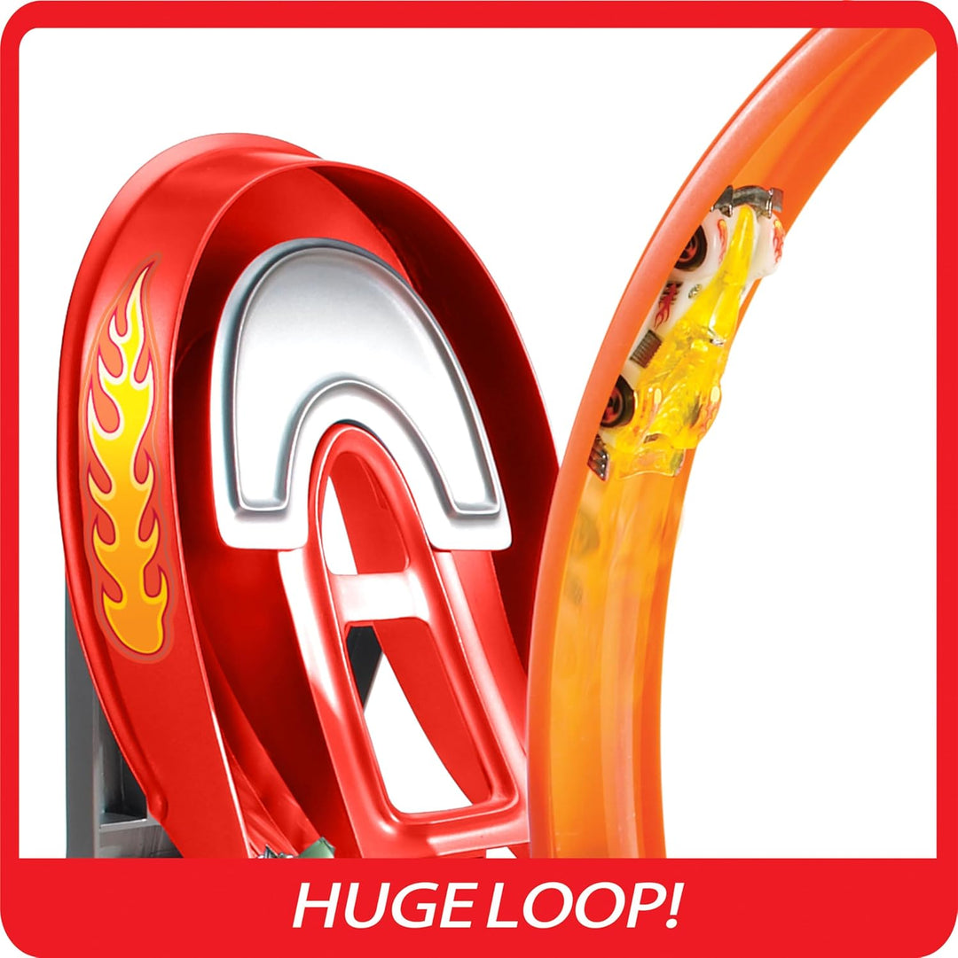 Hot Wheels acrobatische racebaan Power Shift Raceway