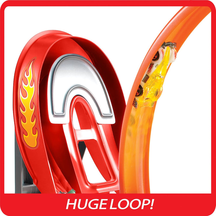 Hot Wheels acrobatische racebaan Power Shift Raceway