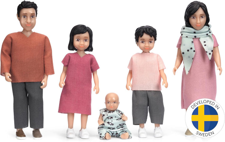 Lundby Puppenhaus Puppen für Puppenhaus Familie - Puppenfamilie Jamie - Puppenhaus Biegepuppen - Pup