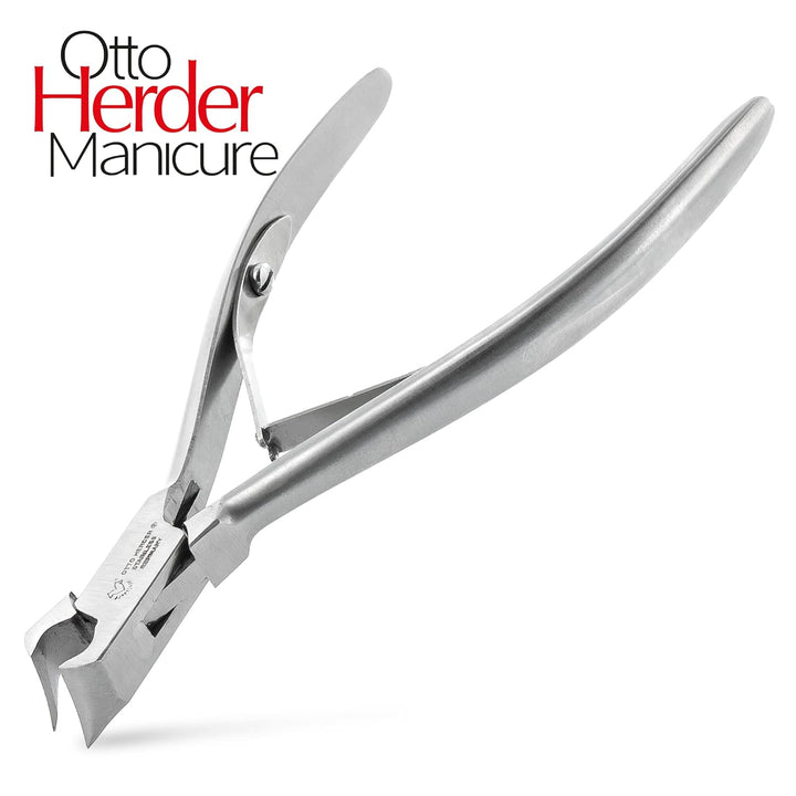 Otto Herder Manicure Nagelzange 11,5 cm, Kopfschneider aus Edelstahl, Nagelschneider für eingewachse