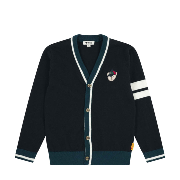 Steiff Jungen Strickjacke Weste (1er Pack) 116 Steiff Navy, 116 Steiff Navy