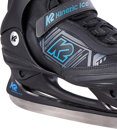 K2 Skates Herren Schlittschuhe Kinetic Ice M, black - blue, 25E0230 EU: 36.5 (UK: 4 / US: 5) black -