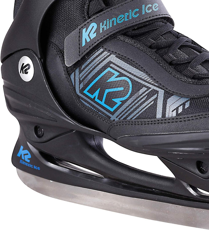 K2 Skates Herren Schlittschuhe Kinetic Ice M, black - blue, 25E0230 EU: 47 (UK: 11.5 / US: 12.5) bla