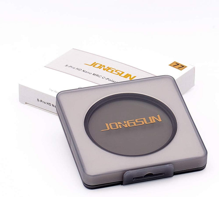 JONGSUN Polfilter 77mm, Zirkularer Polarisationsfilter, S-Pro HD Nano MRC16, 16-Schichten Mehrlagenb