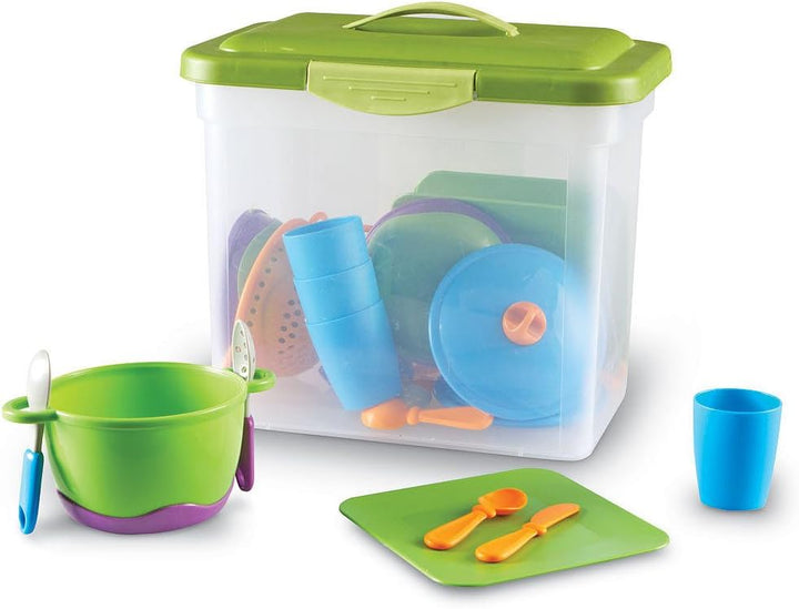 Learning Resources New Sprouts Spielküchenset für Gruppen Küchen-Set, Küchen-Set