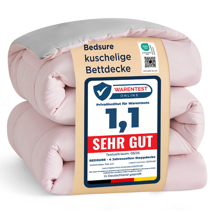 BEDSURE Bettdecke Ohne Bezug 135x200 - Bettdecke 135x200 für Allergiker, Warm & Gemütlich Ganzjahres