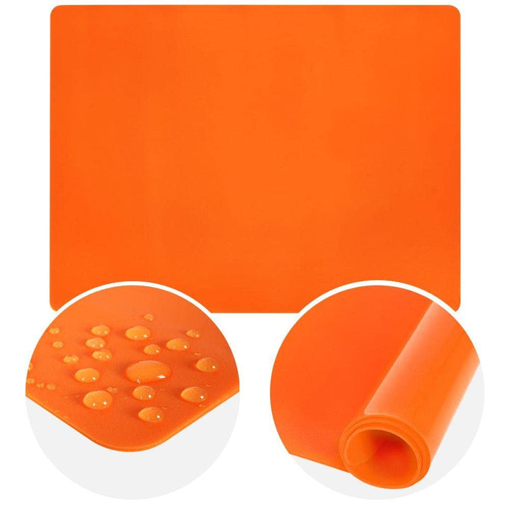 Silikon Backmatte Rutschfeste Antihafte Silikonmatte Backbrett Ausrollmatte Teigmatte 50x40 cm