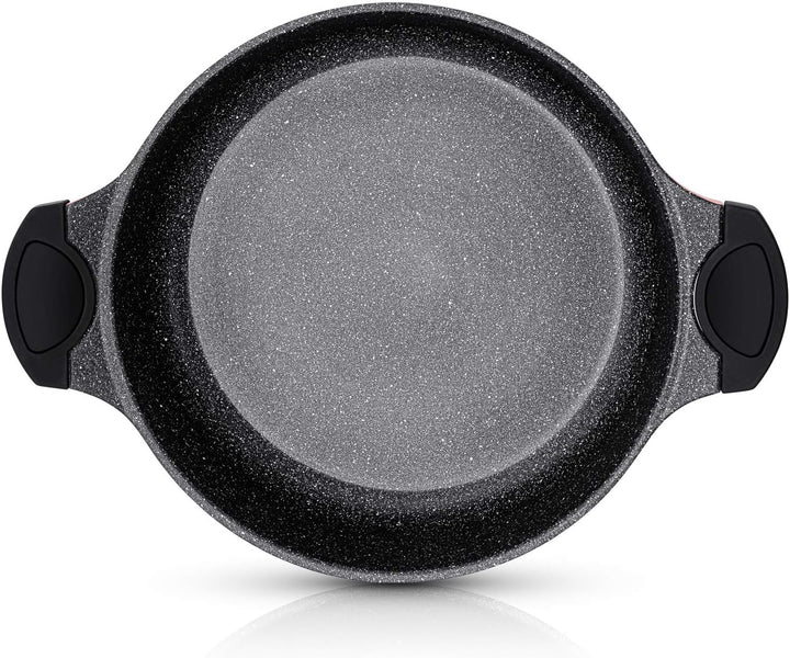 Tajine Topf Induktion 28cm/4,2L – Marokkanischer Tagine Guss-Aluminium – Für alle Herdarten (Indukti