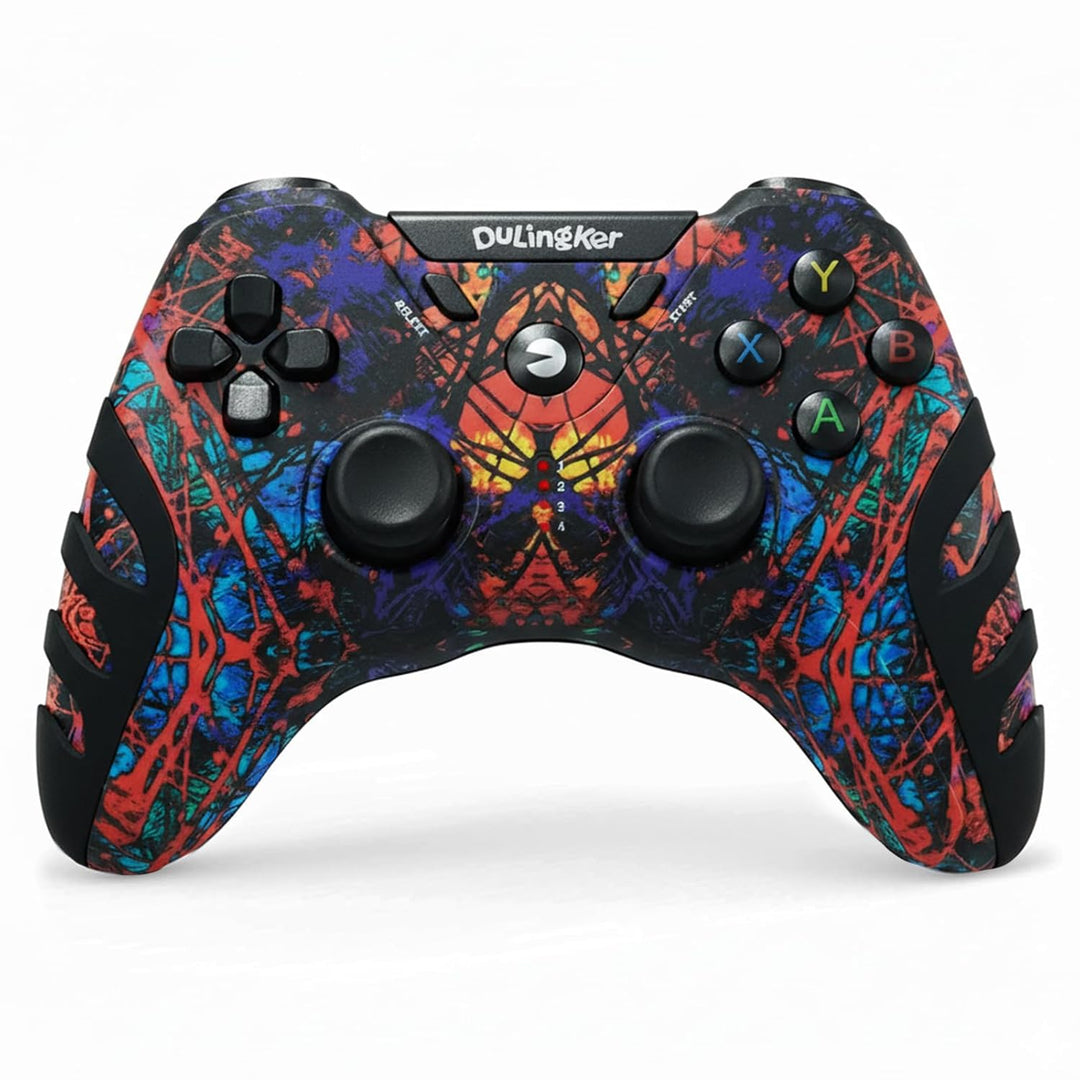 DuLingKer PC Controller Wireless, PS3 Controller PC Gamepad mit Dual Vibration, 2,4G Wireless Gaming
