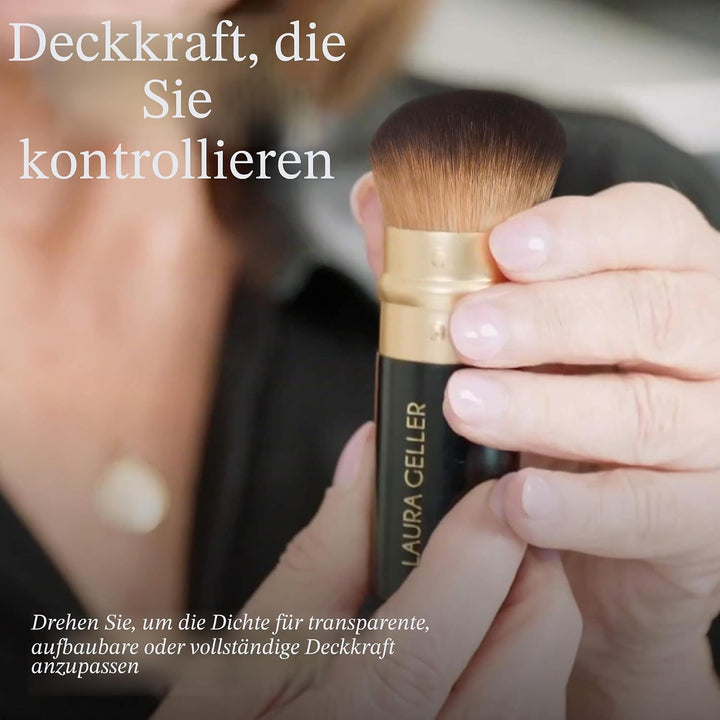 LAURA GELLER NEW YORK Kabuki-Pinsel für alle Gesichts-Make-up und Foundation, einziehbar 04 Airbrush
