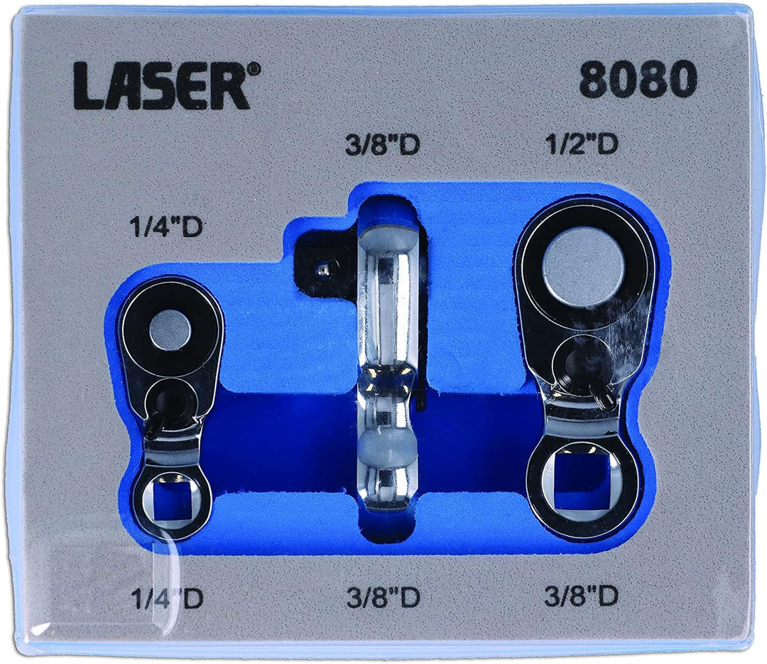 Laser Tools 8080 Mini, Ratsche, 3 Stück
