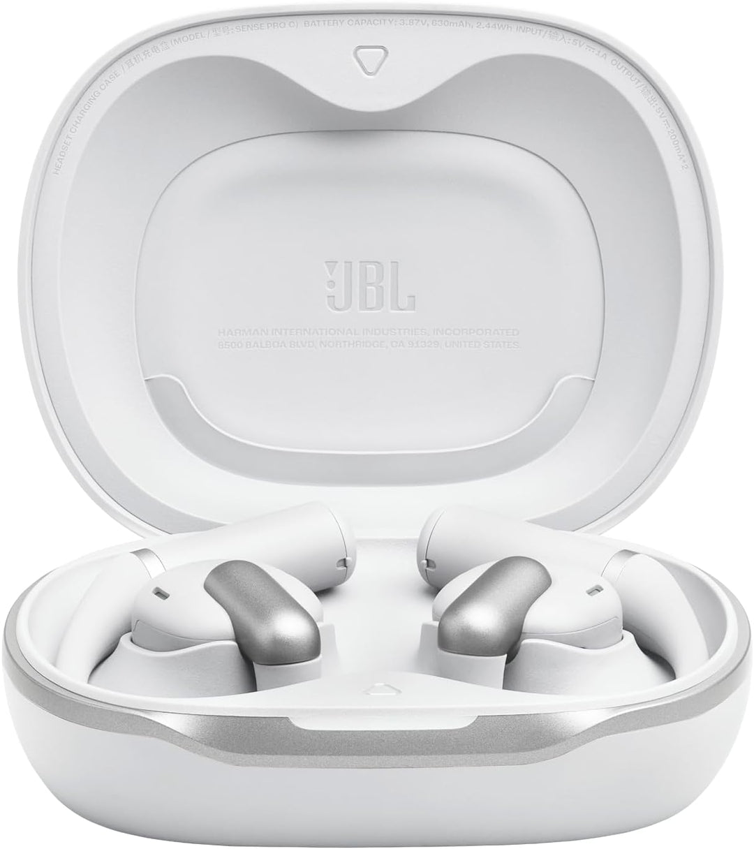 JBL Sense Pro kabellose Open-Ear-Kopfhörer, Hi-Res Audio, 38 Stunden Spielzeit, 4 Mikrofone, IP54 Wa