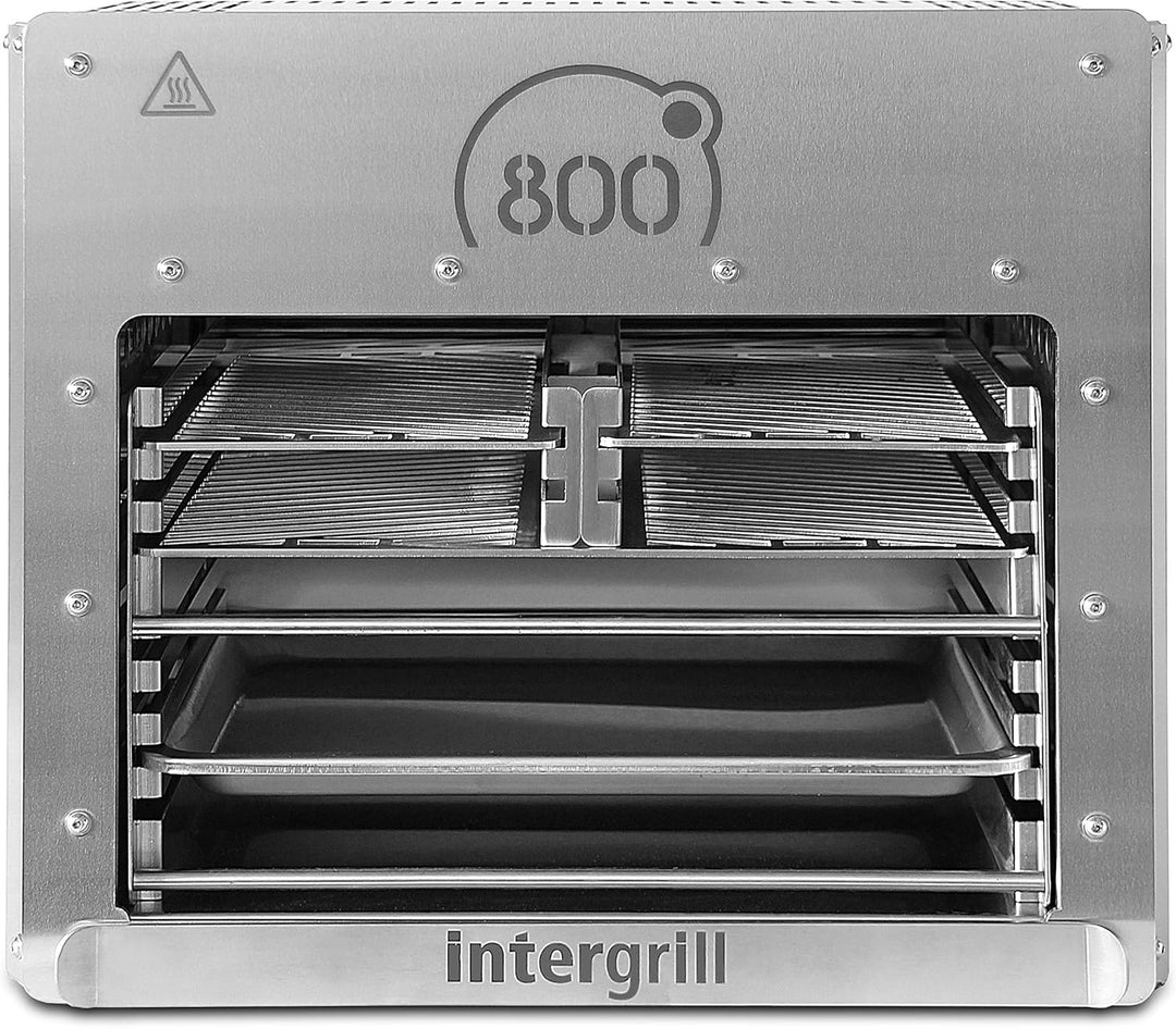 intergrill 800° Gas XXL 6.52kW | 20 kg Steakgrill inkl. Grillrost und Gastroschale | Oberhitzegrill