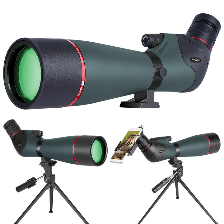20-60x80 HD Spektiv für Zielschiessen, Spektiv für Wildtierbeobachtung Jagd Vogelbeobachtung - BAK4
